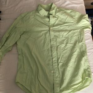 Men’s j crew pale green button down